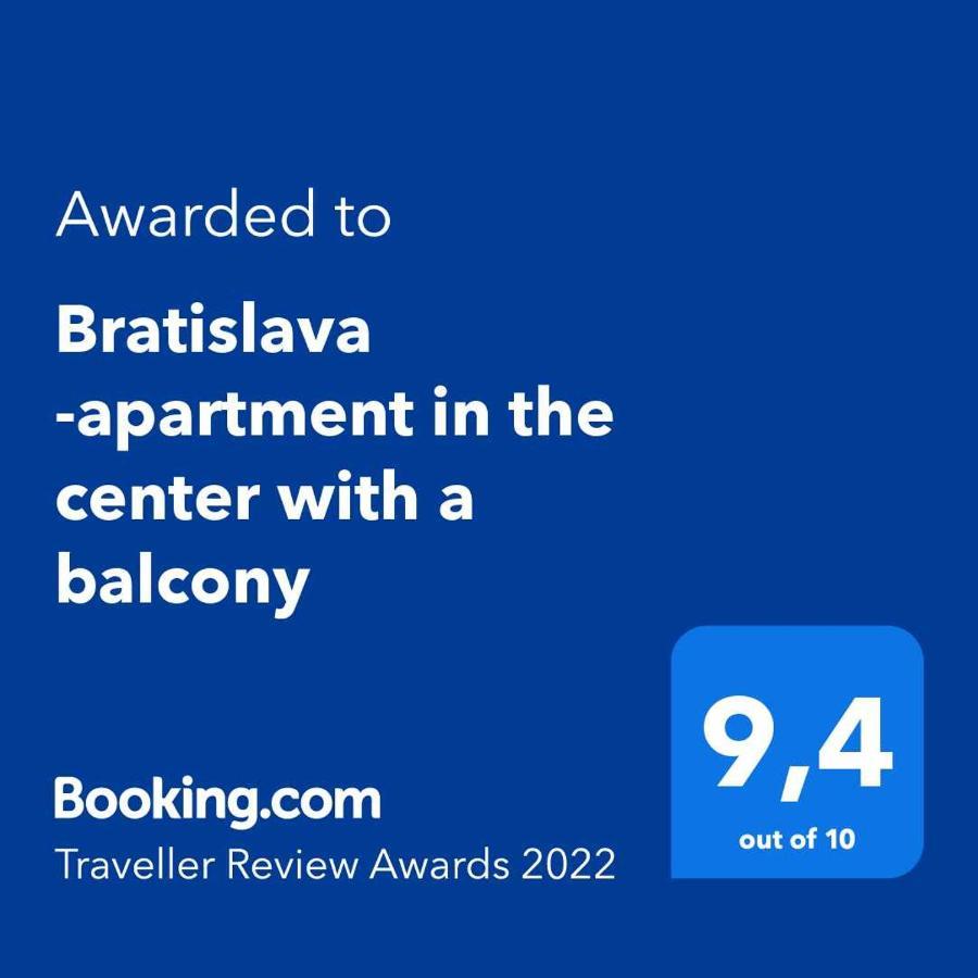Bratislava -Apartment Near The City Center With A Balcony Екстер'єр фото